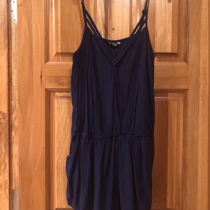 Express navy romper